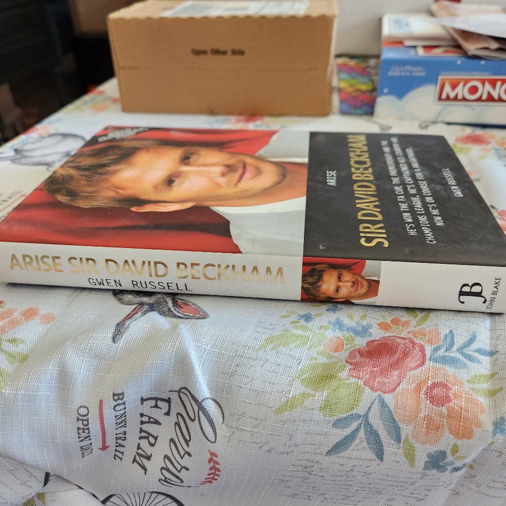 Arise Sir David Beckham by Gwen Russell Hard Cover Book with Dust Jacket - Picture 4 of 8